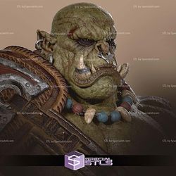 Orc Bust 3D Printer Files
