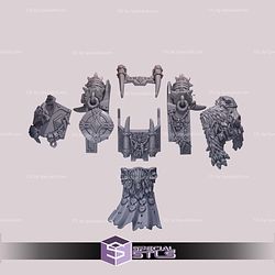 Primal Hounds Pack Campaign STL Miniatures