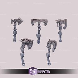 Primal Hounds Pack Campaign STL Miniatures
