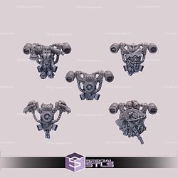 Primal Hounds Pack Campaign STL Miniatures