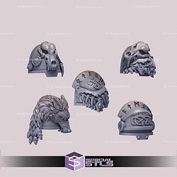 Primal Hounds Pack Campaign STL Miniatures
