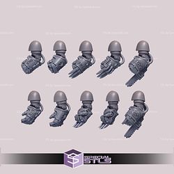 Primal Hounds Pack Campaign STL Miniatures