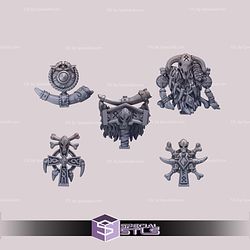 Primal Hounds Pack Campaign STL Miniatures