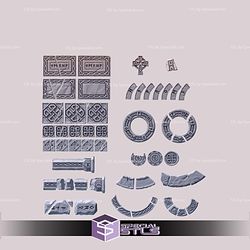 Primal Hounds Pack Campaign STL Miniatures