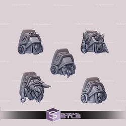Primal Hounds Pack Campaign STL Miniatures