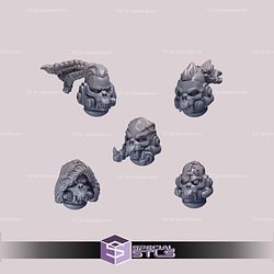Primal Hounds Pack Campaign STL Miniatures