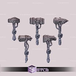 Primal Hounds Pack Campaign STL Miniatures