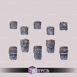 Primal Hounds Pack Campaign STL Miniatures