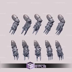 Primal Hounds Pack Campaign STL Miniatures