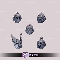 Primal Hounds Pack Campaign STL Miniatures