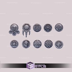 Primal Hounds Pack Campaign STL Miniatures