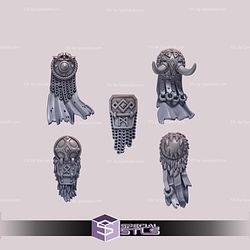 Primal Hounds Pack Campaign STL Miniatures