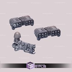 Primal Hounds Pack Campaign STL Miniatures