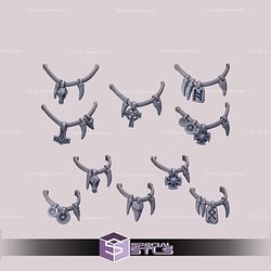 Primal Hounds Pack Campaign STL Miniatures