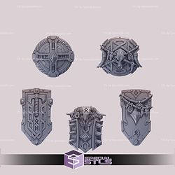 Primal Hounds Pack Campaign STL Miniatures