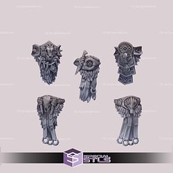 Primal Hounds Pack Campaign STL Miniatures
