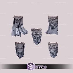 Primal Hounds Pack Campaign STL Miniatures