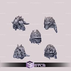 Primal Hounds Pack Campaign STL Miniatures