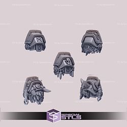 Primal Hounds Pack Campaign STL Miniatures