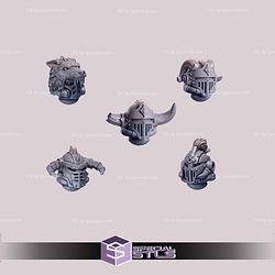 Primal Hounds Pack Campaign STL Miniatures