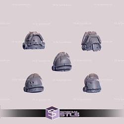 Primal Hounds Pack Campaign STL Miniatures