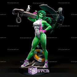 She Hulk Anchor 3D Printer Files