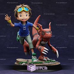 Takato and Guilmon 3D Printer Files