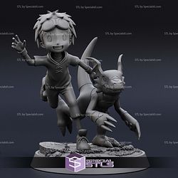 Takato and Guilmon 3D Printer Files