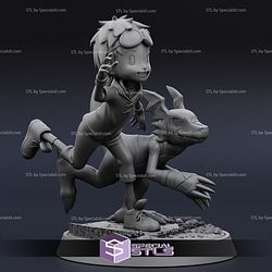 Takato and Guilmon 3D Printer Files