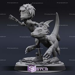 Takato and Guilmon 3D Printer Files