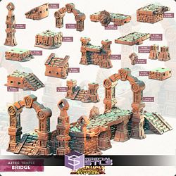 Terrain Essentials Exteriors Aztec Temple Campaign STL Miniatures