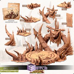 Terrain Essentials Exteriors Orcs Field Campaign STL Miniatures