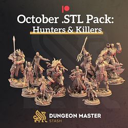 October 2021 Dungeon Masters Stash Miniatures