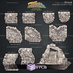 Terrain Essentials Nature Forest Terrain Campaign STL Miniatures