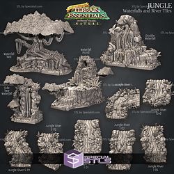 Terrain Essentials Nature Jungle Terrain Campaign STL Miniatures