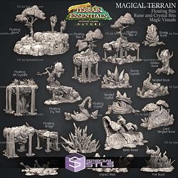 Terrain Essentials Nature Magical Terrain Campaign STL Miniatures
