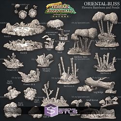 Terrain Essentials Nature Oriental Bliss Campaign STL Miniatures