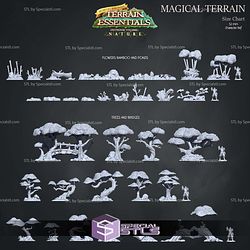 Terrain Essentials Nature Oriental Bliss Campaign STL Miniatures