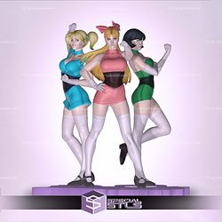 The Powerpuff girls Adult 3D Printer Files