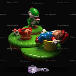Yoshi Alien Mashup Mario Alien 3D Printer Files