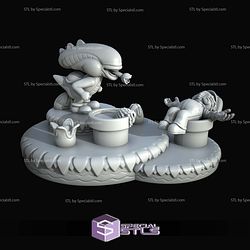 Yoshi Alien Mashup Mario Alien 3D Printer Files