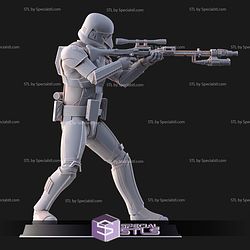 Death Trooper Figurine Pose 3 3D Printer Files