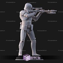 Death Trooper Figurine Pose 4 3D Printer Files