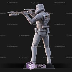 Death Trooper Figurine Pose 4 3D Printer Files