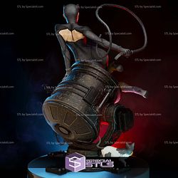 Cat Woman on Bat Lamp 3D Printer Files