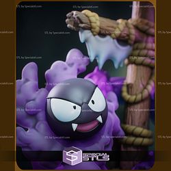 Chibi Ghost Gengar Pokemon 3D Printer Files