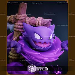 Chibi Ghost Gengar Pokemon 3D Printer Files