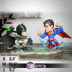 Chibi STL Collection Batman vs Superman