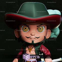 Chibi STL Collection Dracule Mihawk