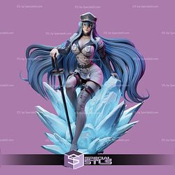Esdeath 3D Model Akame Ga Kill V4 3D Printer Files
